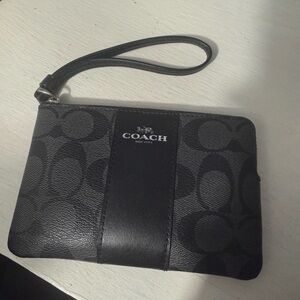 Coach Black Wristlet